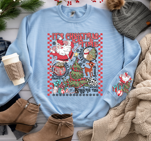DTF0376 It's Christmas Time W/ Sleeve Option