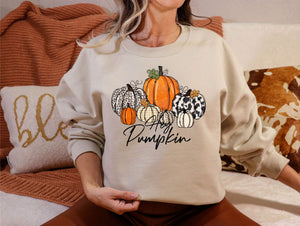DTF0331 Hey Pumpkins Cow Print