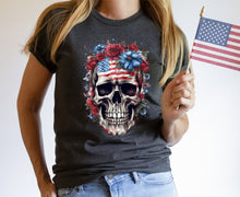 Load image into Gallery viewer, DTF0274-Patriotic Skull