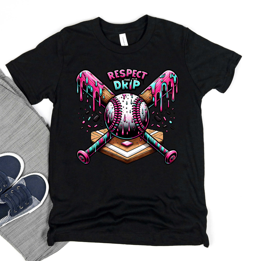 DTF0515 Respect the Drip Baseball