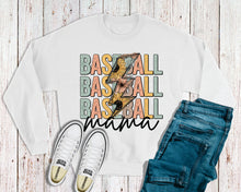 Load image into Gallery viewer, DTF0406  Baseball Mama Floral Lightening Bolt