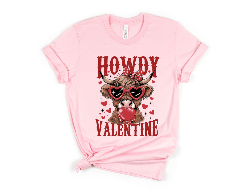 DTF0493 Howdy valentine highland cow