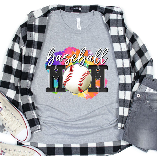 DTF0099- Baseball Mom Tie Dye
