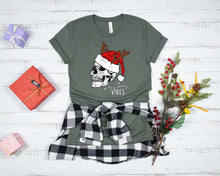 Load image into Gallery viewer, DTF0191 - Christmas Vibes Skull
