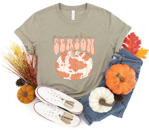 DTF0182 - Pumpkin Season Cow Print