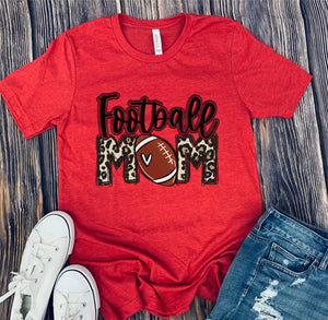 DTF0206 - Football Mom Leopard