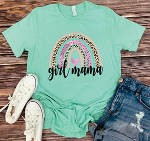 DTF0029- Girl Mama Rainbow