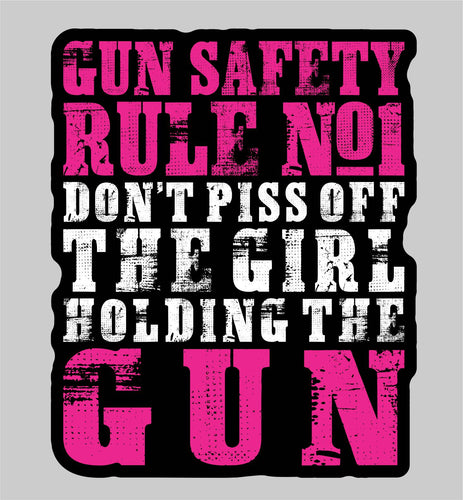 DECAL0027 Gun Safety Rule No1