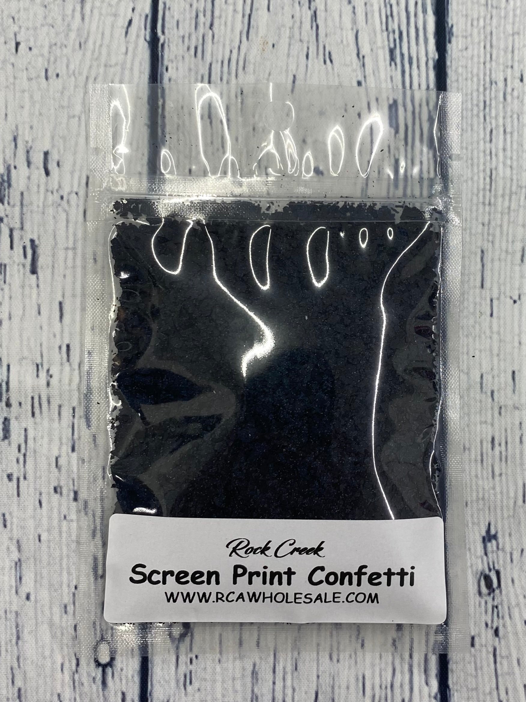 Screenprint store confetti