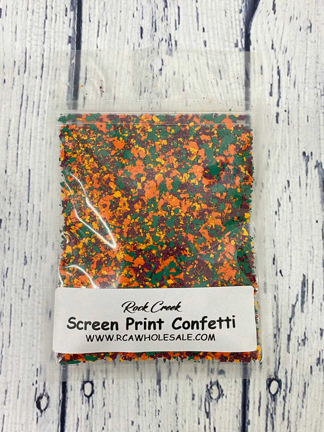Screen Print Confetti- Fabulously Fall