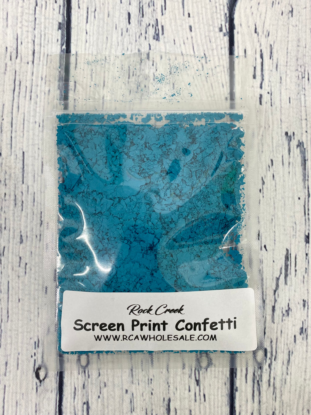 Screen Print Confetti- Dark Turquoise / Teal