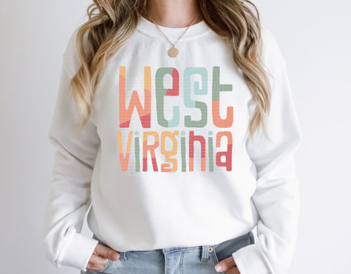 DTF0223- West Virginia Retro States
