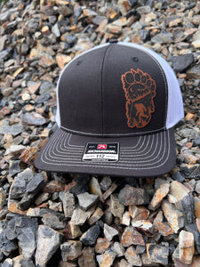 LHP0111 Bigfoot Foot Leatherette Hat Patch