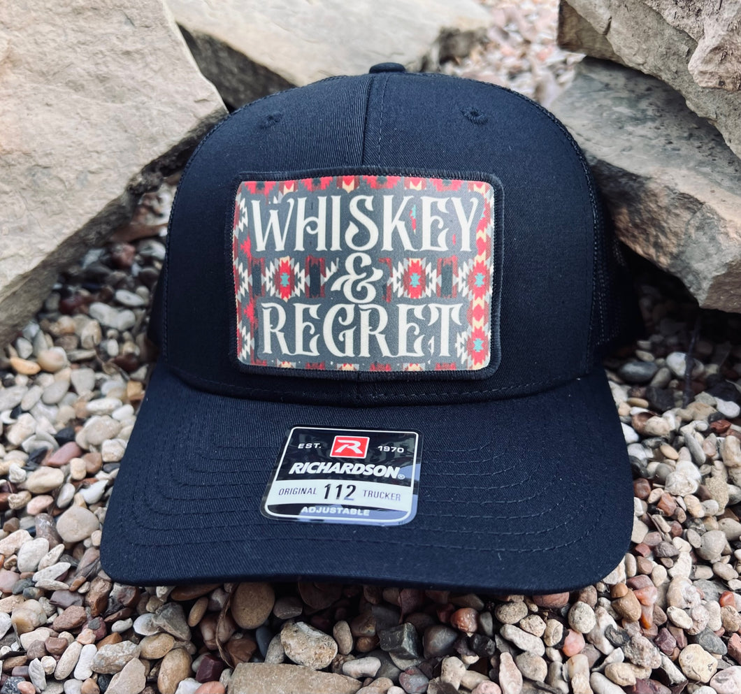 Whiskey and Regret Hat Patch 3.5