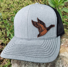 Load image into Gallery viewer, LHP0032 Duck Leather Engraved Hat Patch 3x2.25