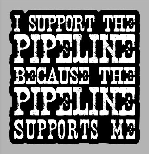 DECAL0031 I Support the Pipeline Black
