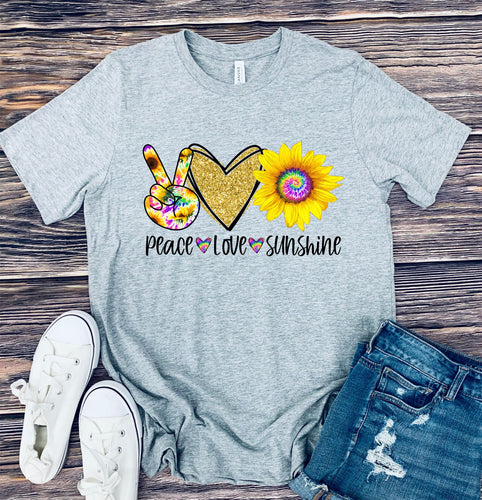 DTF0071-Peace Love Sunshine