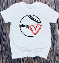 Load image into Gallery viewer, 771 Baseball/Softball with Heart
