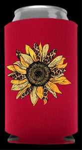DTF0008 - Leopard and Gold Sunflower