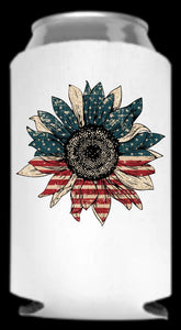 DTF0009 - Patriotic Sunflower