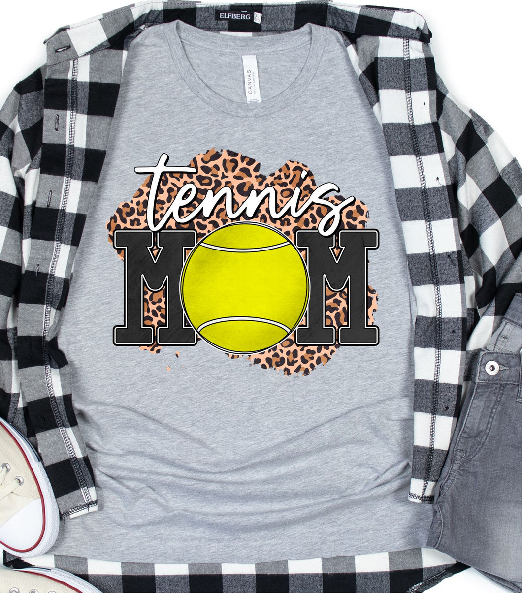 DTF0115 - Tennis Mom Leopard