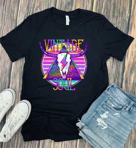 DTF0141- Vintage Soul Bull Head NEON