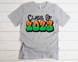 DTF0230-Class of 2023 orange/green