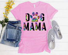 Load image into Gallery viewer, DTF0093- Dog Mama multicolor leopard
