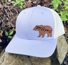 Load image into Gallery viewer, LHP0046 Mama Bear Leather Engraved Hat Patch- 2.75x1.5
