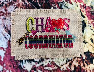 HP002 Chaos Coordinator Hat Patch