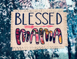 HP001 Blessed Mama Hat Patch