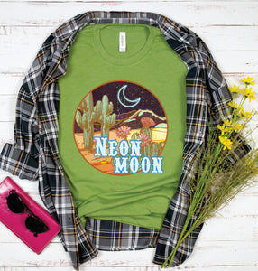 DTF0056-Neon Moon Cactus background