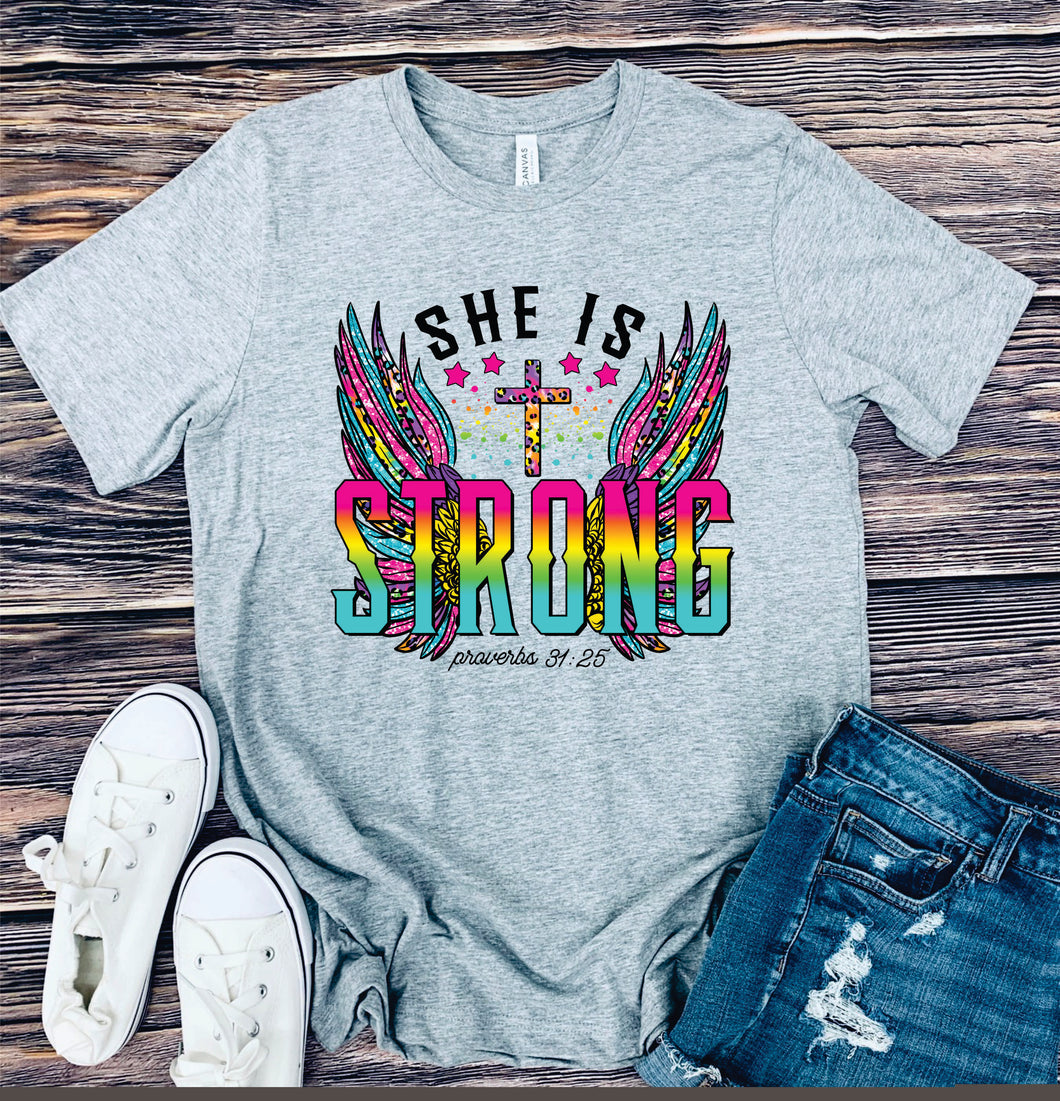 DTF0049- She is Strong Proverbs 31:25