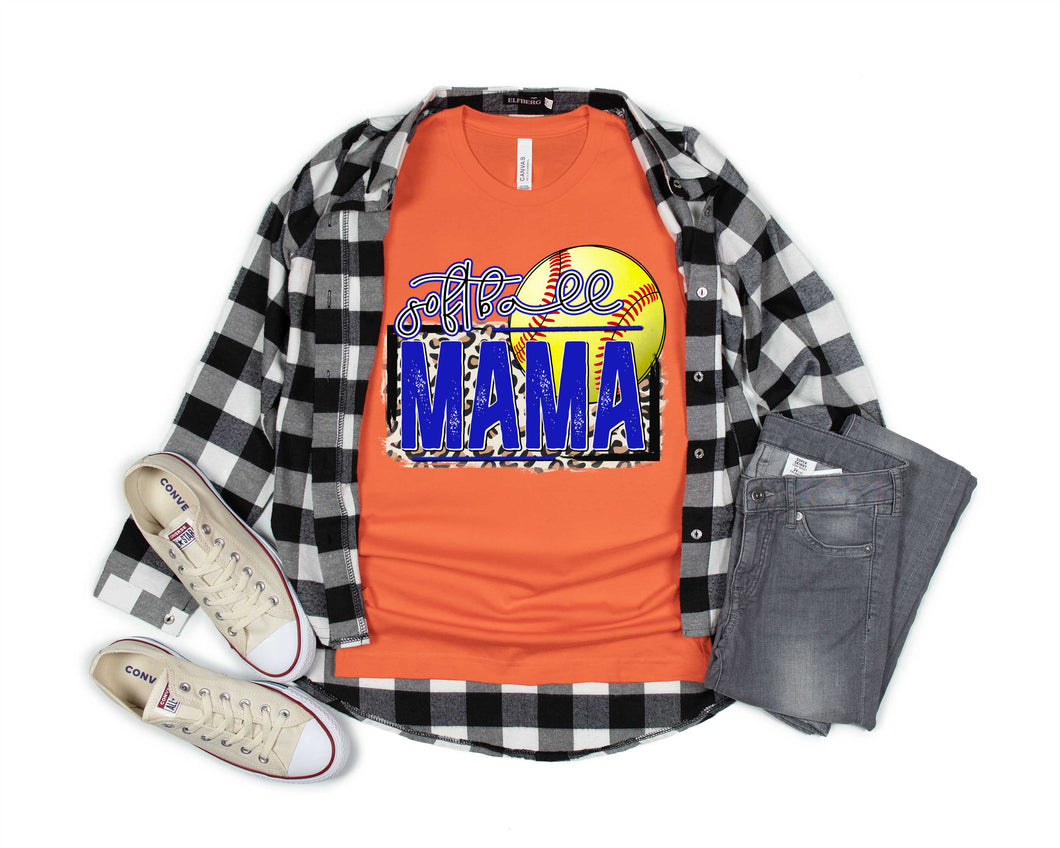 DTF0201 - Softballl Mama Leopard