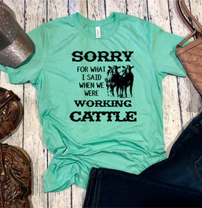 309 Working Cattle